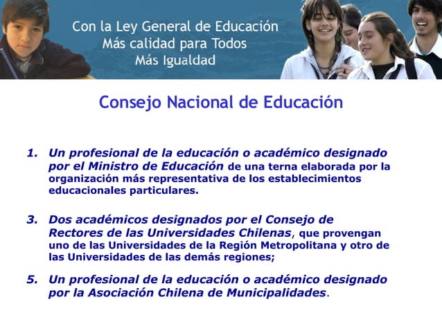 Nueva Ley General De Educación | PPT