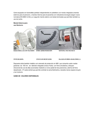 Nueva cama eléctrica givas
