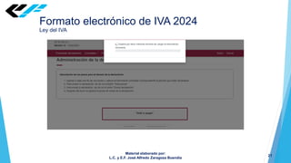 Nueva Declaración de IVA 2024 CON EXPLICACION | PDF