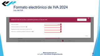 Nueva Declaración de IVA 2024 CON EXPLICACION | PDF