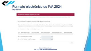 Nueva Declaración de IVA 2024 CON EXPLICACION | PDF