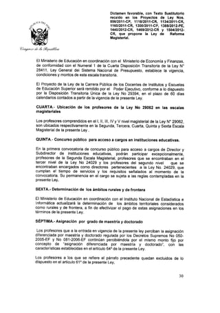 Nueva ley aprobada en congreso