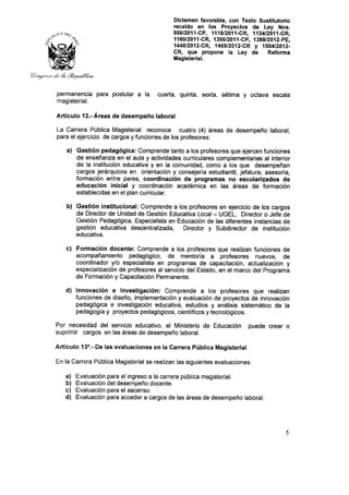 Nueva ley aprobada en congreso