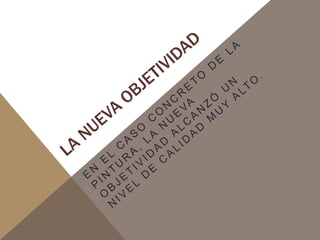 Nueva objetividad. roberto saller