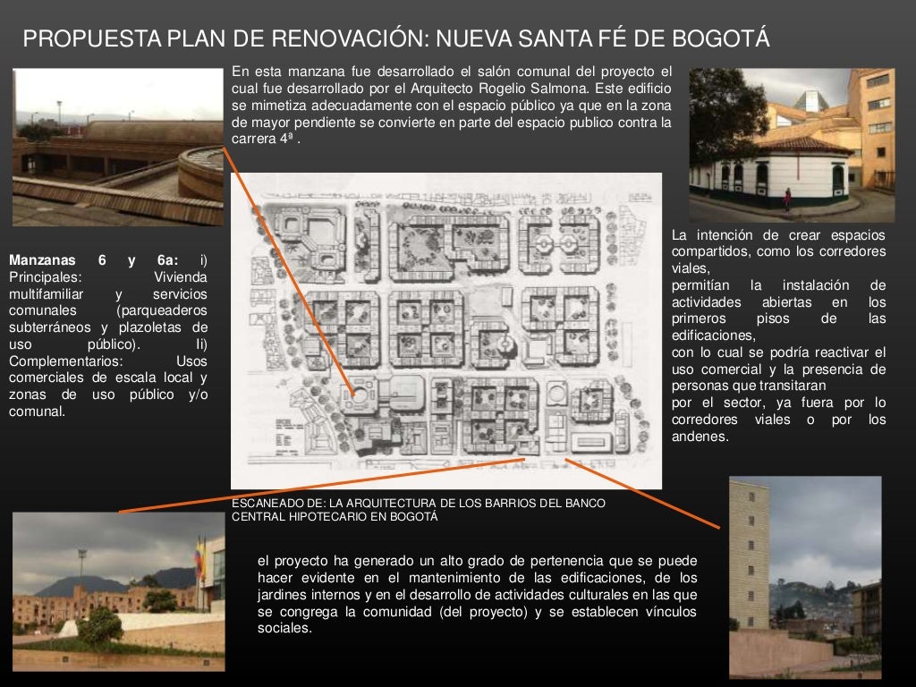 Renovación barrio Santa Bárbara, Bogotá.