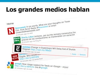 Los grandes medios hablan 