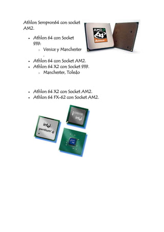 Nuevas generaciones de microprocesadores