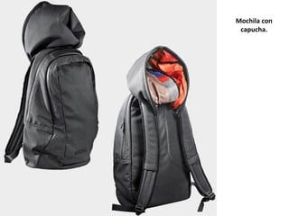 Mochila con
capucha.

 