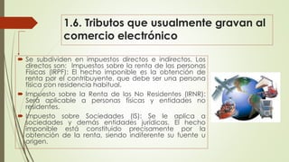 DERECHO INFORMÁTICO - COMERCIO ELECTRÓNICO Y  LA FISCALIZACIÓN EN INTERNET 