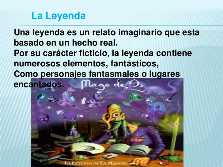 Resultado de imagen de fabula y leyenda diferencias