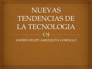 ANDRES FELIPE AMEZQUITA GORDILLO
 