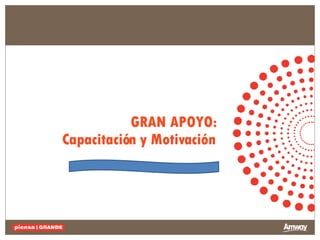 GRAN APOYO: Capacitación y Motivación 