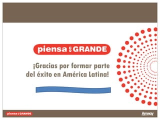¡Gracias por formar parte del éxito en América Latina! 