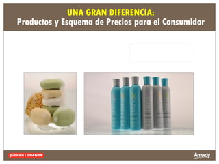 19.1 29.2 5.9 UNA GRAN DIFERENCIA: Productos y Esquema de Precios para el Consumidor 