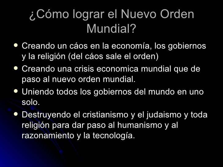 Nuevo Orden Mundial