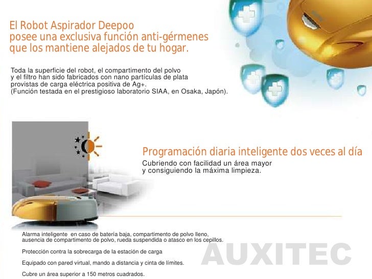 Catalogo robot aspirador deepoo
