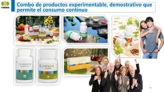 36
Combo de productos experimentable, demostrativo que
permite el consumo continuo
 