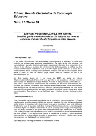 LECTURA Y ESCRITURA EN LA ERA DIGITAL | DOCX