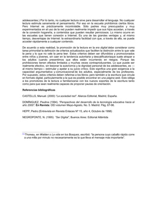LECTURA Y ESCRITURA EN LA ERA DIGITAL | DOCX