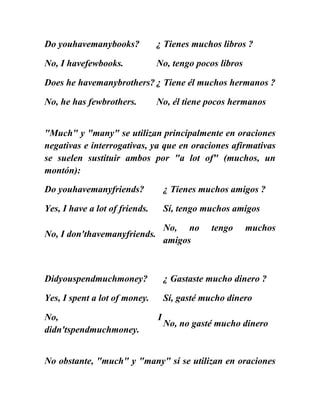 Estructura de los verbos  modales