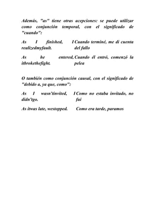 Estructura de los verbos  modales