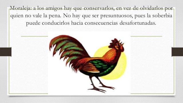 fabula los dos gallos