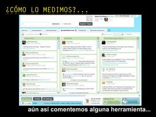 aún así comentemos alguna herramienta...
¿CÓMO LO MEDIMOS?...
 