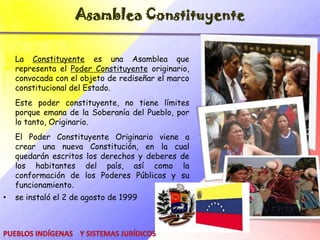 Definición de la Sociedad Venezolana como multiétnica y pluricultural en la CRBV.DERECHOS DE LOS INDÍGENAS CONSAGRADO EN OTROS INSTRUMENTOS LEGALES.Ley Orgánica de los pueblos y comunidades indígenas
