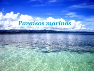        Paraísos marinos 