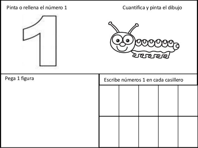 Fichas De Trabajo Numeros 1 10