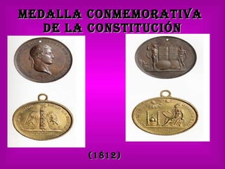 Medalla conmemorativa  de la Constitución (1812) 