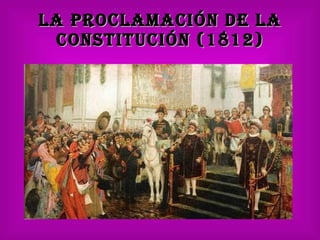 La proclamación de la Constitución (1812) 