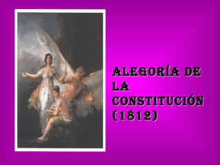 Alegoría de  la Constitución  (1812) 