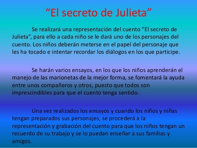 El secreto de Julieta