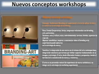 Nuevos conceptos workshops
 