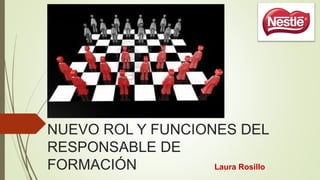 NUEVO ROL Y FUNCIONES DEL
RESPONSABLE DE
FORMACIÓN Laura Rosillo
 
