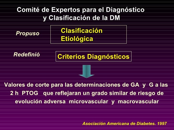 Nuevos Criterios Y Clasificacion De La Diabetes Mellitus Nuevos Criterios Y Clasificacion De La Diabetes Mellitus