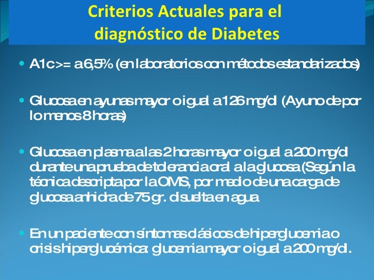 Nuevos Criterios Y Clasificacion De La Diabetes Mellitus Nuevos Criterios Y Clasificacion De La Diabetes Mellitus