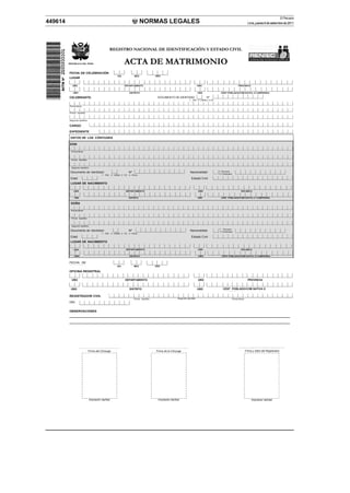 Nuevos formatos 2012