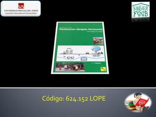 Código: 624.152 LOPE
 