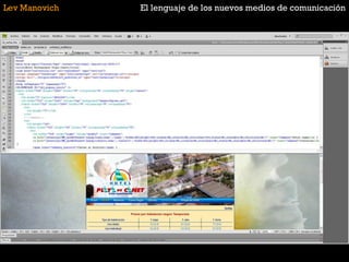 Lev Manovich El lenguaje de los nuevos medios de comunicación 