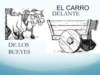 EL CARRO DELANTE DE LOS BUEYES 