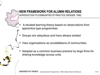 What universities can learn from corporate alumni programs