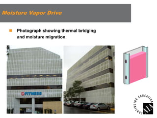 Moisture Vapor Drive


Photograph showing thermal bridging
and moisture migration.

 