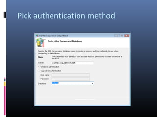 Implementing ASP.NET Role Based Security | PPT