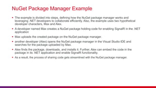 Btprogresshud Nuget Example NuGet Packages Presentation (DoT NeT).pptx