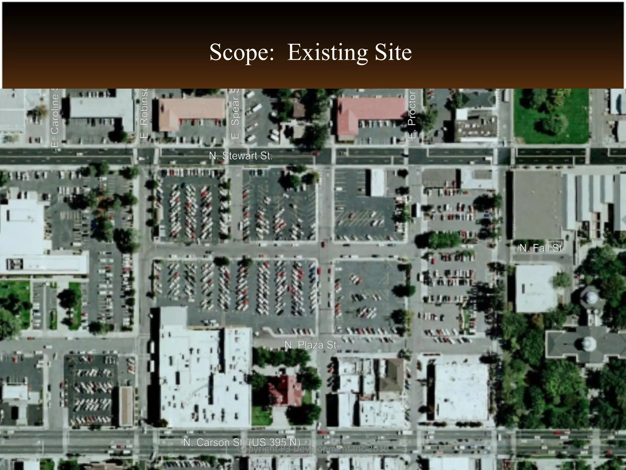 Scope: Existing Site




  Copyright P3 Development Inc 2010
 