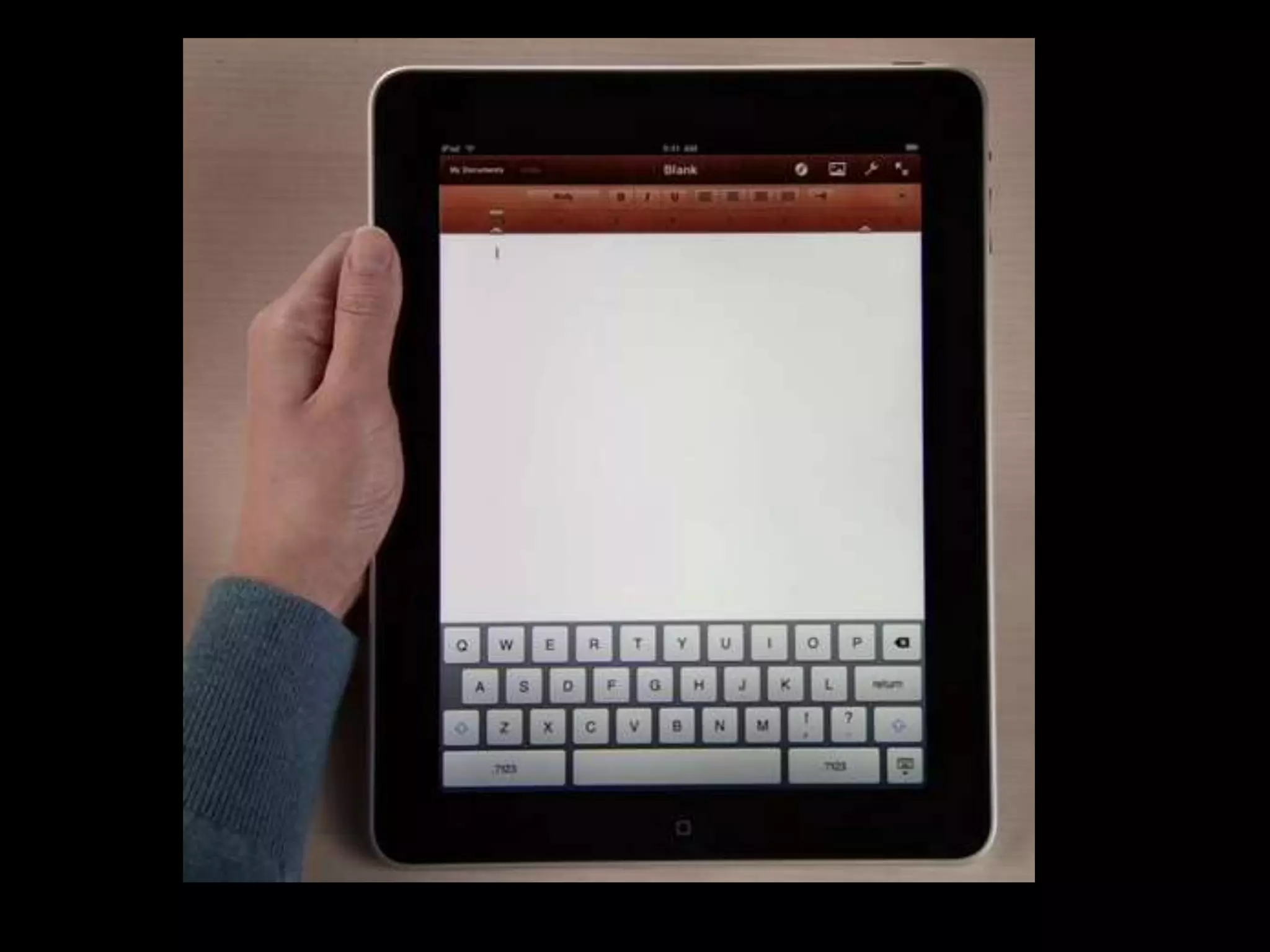 Nui touchscreen tech (Ipad)