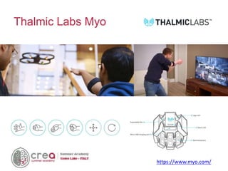 Thalmic Labs Myo
https://www.myo.com/
 