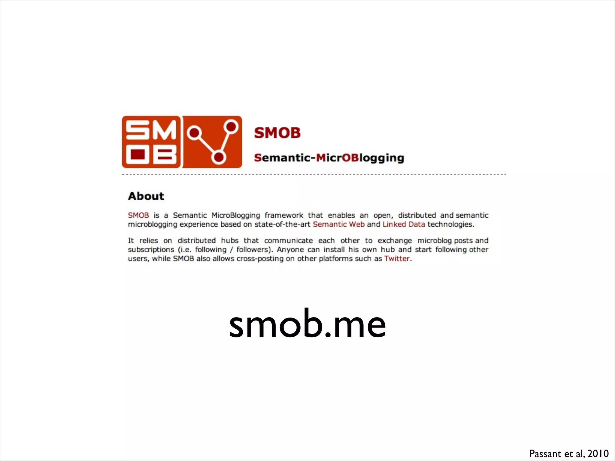 smob.me

          Passant et al, 2010
 